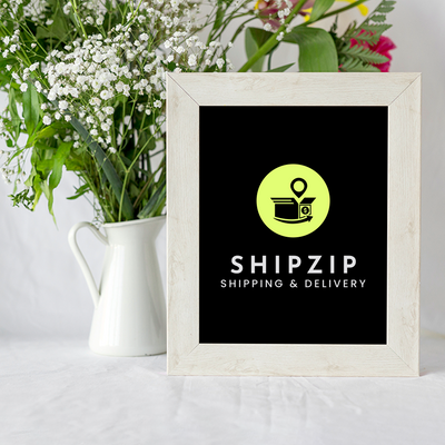 ShipZip Black Photo Frame